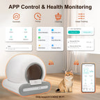 Self-Cleaning Smart Litter Box - App Controlled